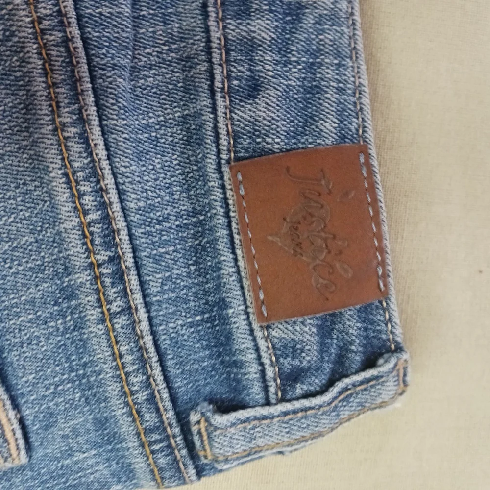 Justice Girls Denim Shorts Medium Wash Size 6 Regular